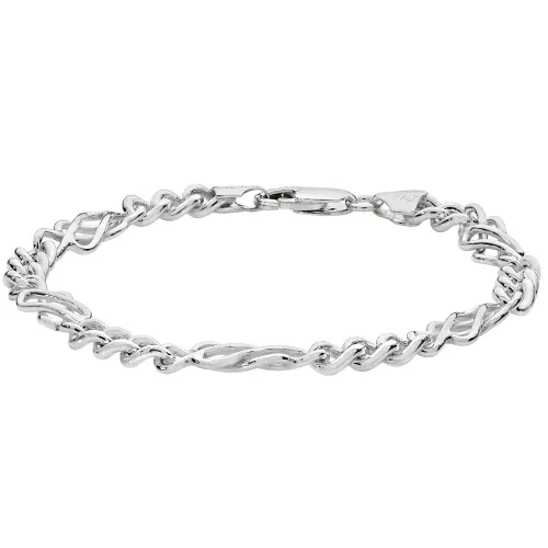 Silver Ladies' Celtic Design Bracelet 8.15g